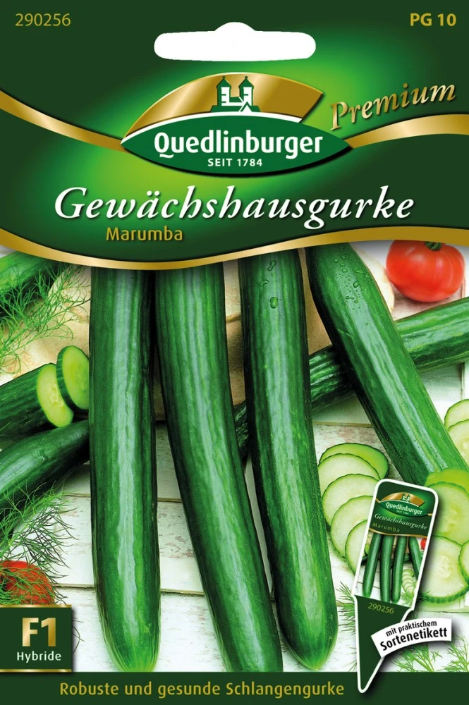 Gewächshausgurke Marumba F1 | Gurkensamen Von Quedlinburger 1 Gewächshausgurke Marumba F1 | Gurkensamen Von Quedlinburger