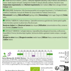 Kerbelrübe Kerbelrübe | BIO Rübensamen Von Sativa Rheinau