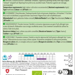 Fleischtomate Ochsenherz | BIO Fleischtomatensamen Von Sativa Rheinau