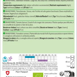Fleischtomate Brandywine | BIO Fleischtomatensamen Von Sativa Rheinau