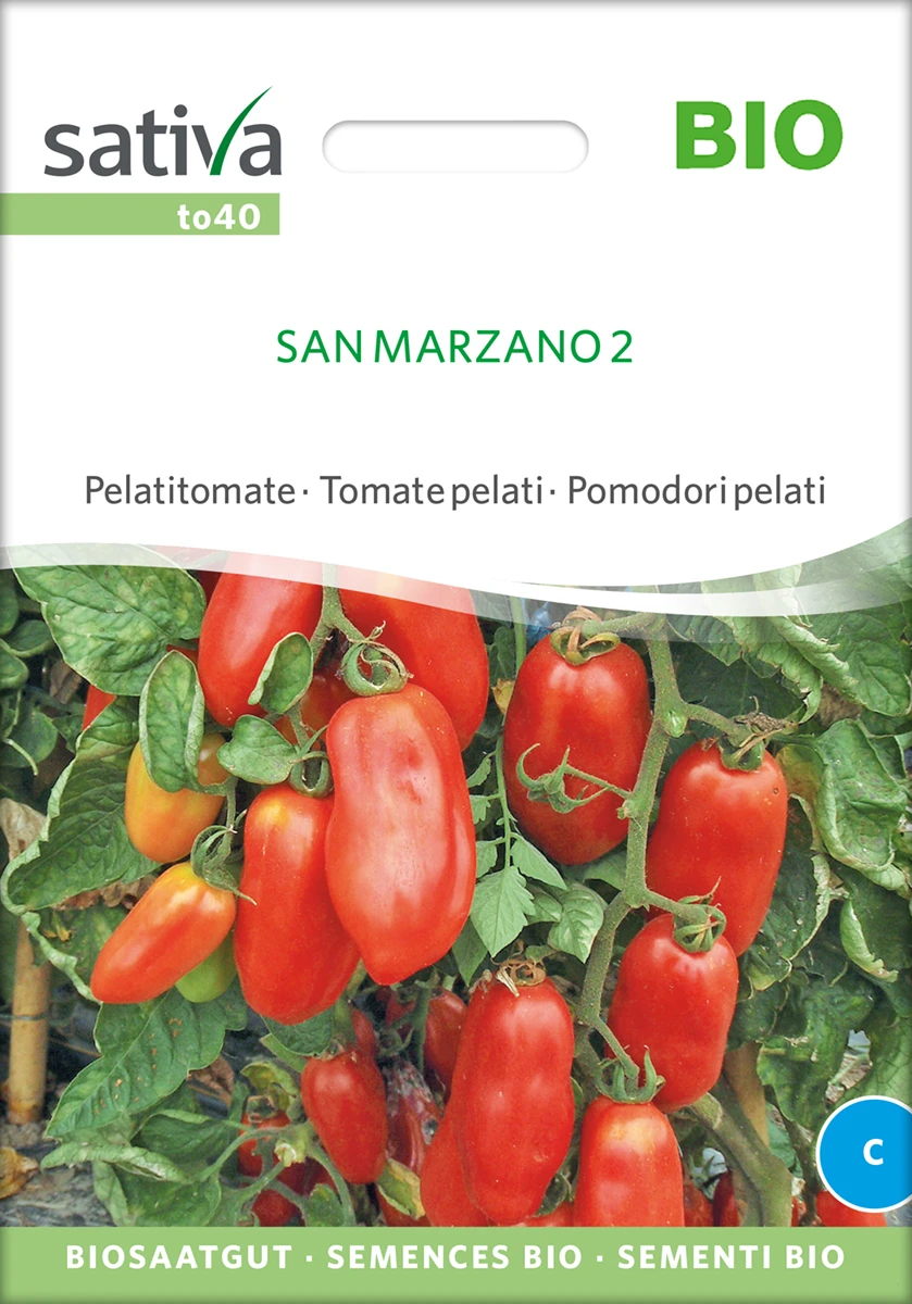 Pelatitomate San Marzano 2 | BIO San Marzano Tomatensamen Von Sativa Rheinau 2 Pelatitomate San Marzano 2 | BIO San Marzano Tomatensamen Von Sativa Rheinau – Bild 2