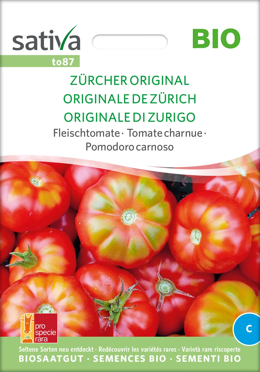 Fleischtomate Zürcher Original | BIO Fleischtomatensamen Von Sativa Rheinau 1 Fleischtomate Zürcher Original | BIO Fleischtomatensamen Von Sativa Rheinau