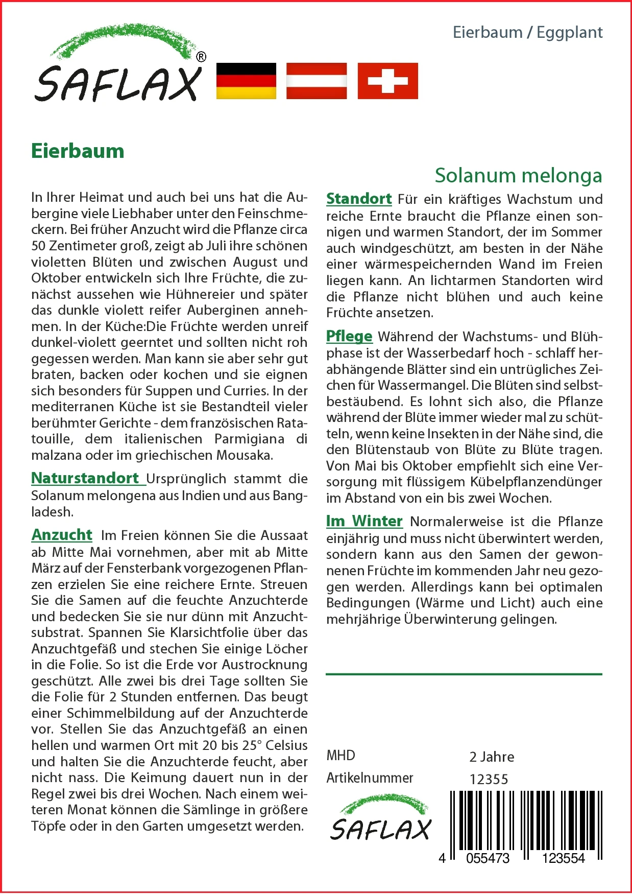 Eierbaum | Eierbaumsamen Von Saflax 1 Eierbaum | Eierbaumsamen Von Saflax