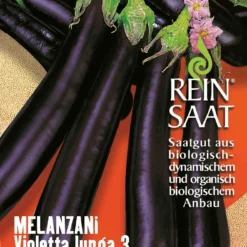 Aubergine Violetta Lunga 3 | BIO Auberginensamen Von Reinsaat