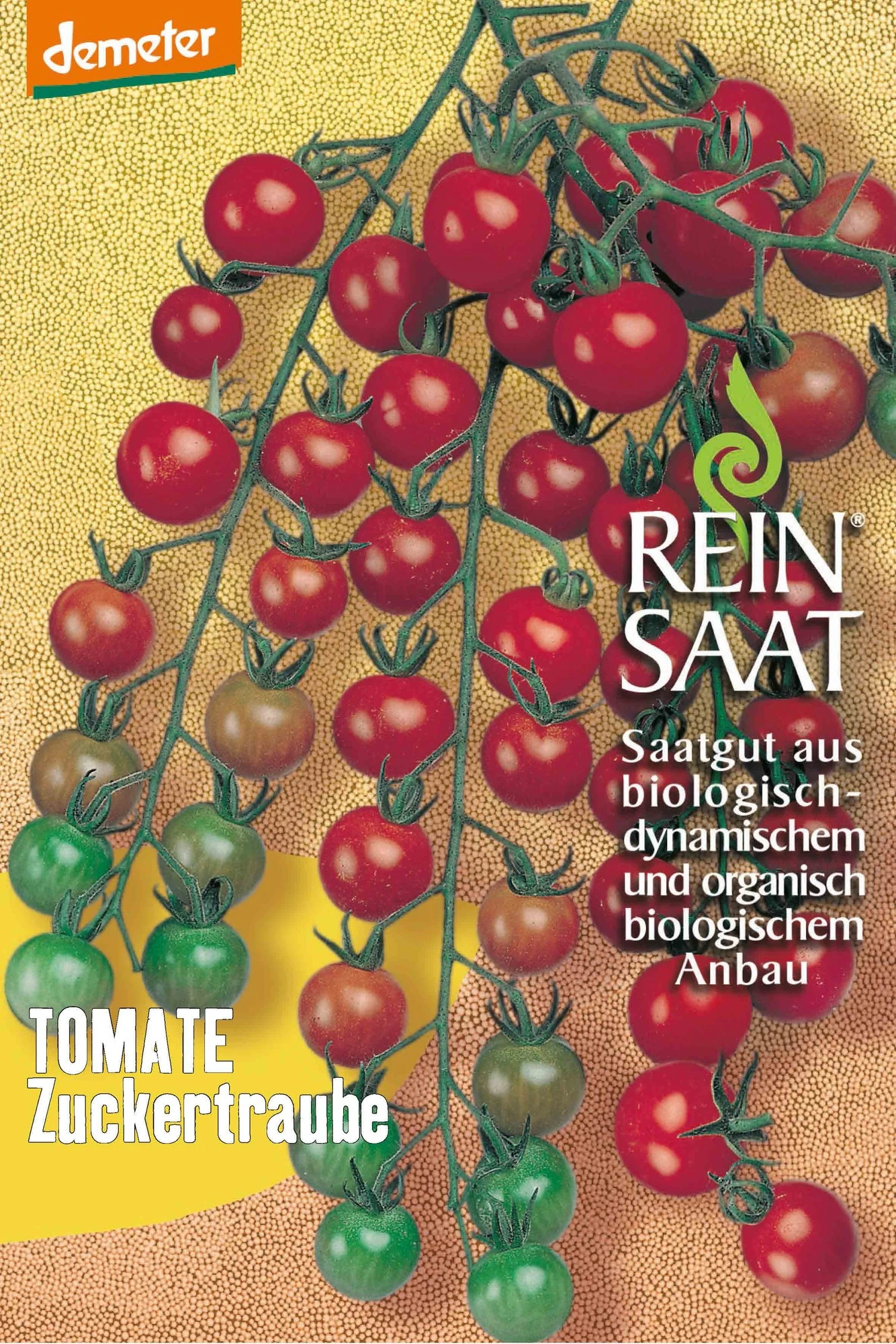 Cocktailtomate Zuckertraube | BIO Kirschtomatensamen Von Reinsaat 1 Cocktailtomate Zuckertraube | BIO Kirschtomatensamen Von Reinsaat