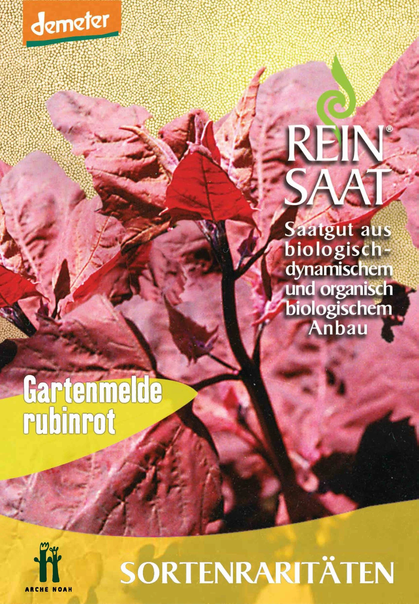 Gartenmelde Rubinrot | BIO Spinatsamen Von Reinsaat 1 Gartenmelde Rubinrot | BIO Spinatsamen Von Reinsaat