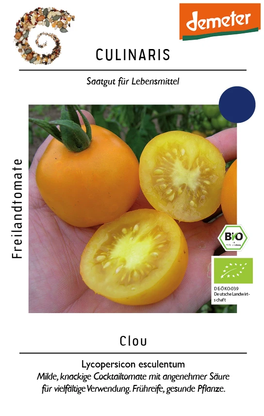 Cocktailtomate Clou | BIO Kirschtomatensamen Von Culinaris 1 Cocktailtomate Clou | BIO Kirschtomatensamen Von Culinaris
