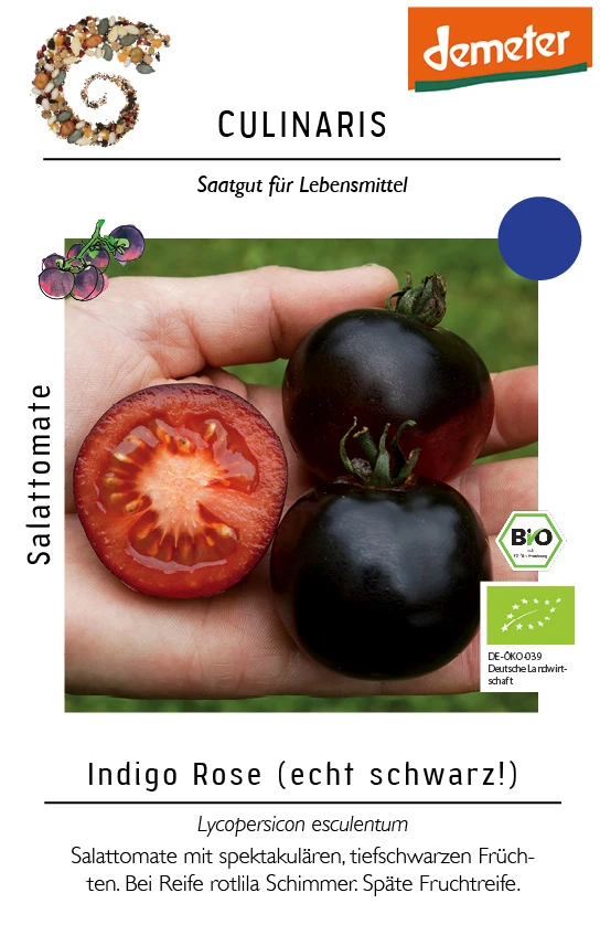 Salattomate Indigo Rose | BIO Salattomatensamen Von Culinaris 1 Salattomate Indigo Rose | BIO Salattomatensamen Von Culinaris