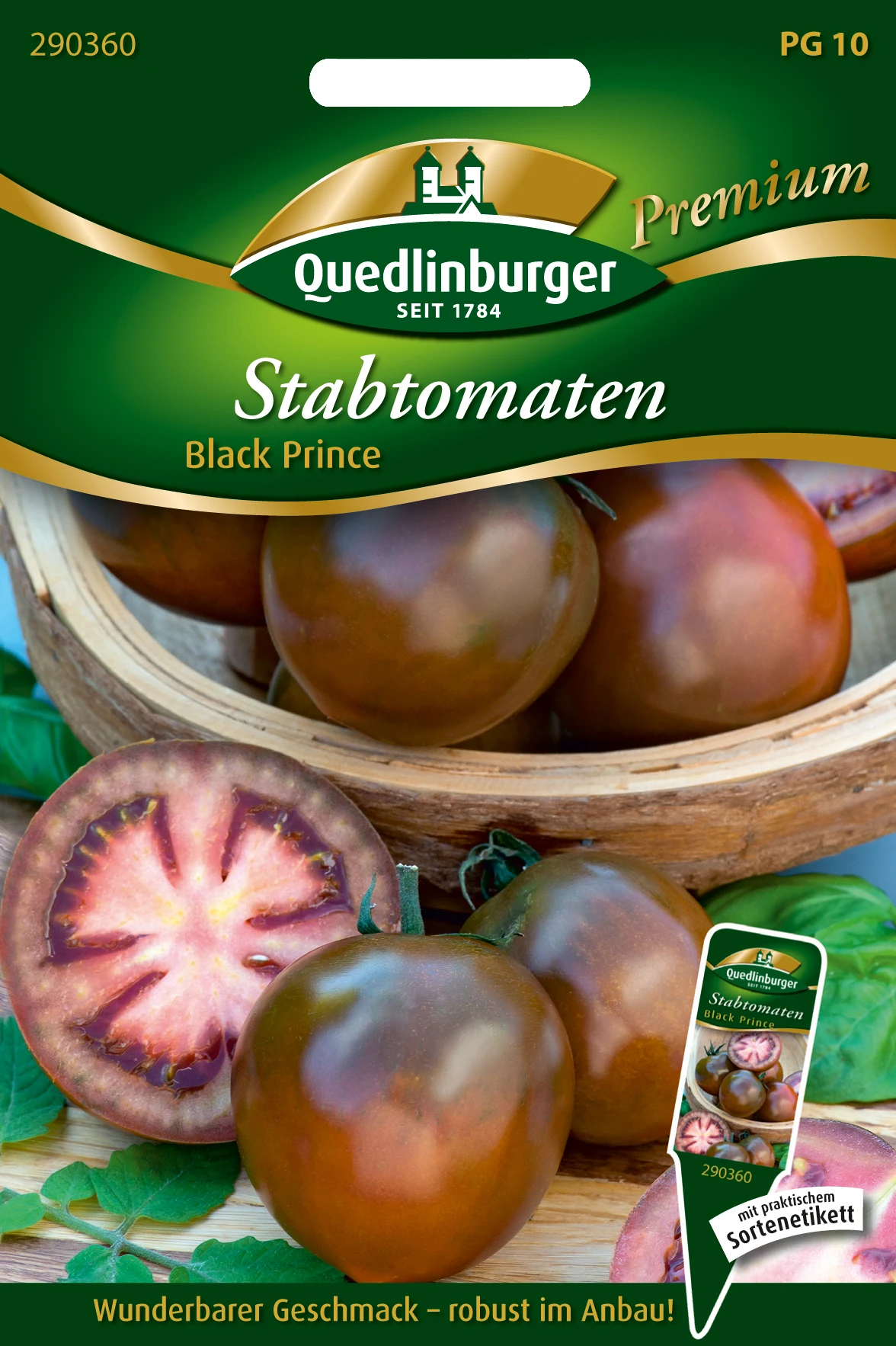 Stabtomate Black Prince | Stabtomatensamen Von Quedlinburger 1 Stabtomate Black Prince | Stabtomatensamen Von Quedlinburger