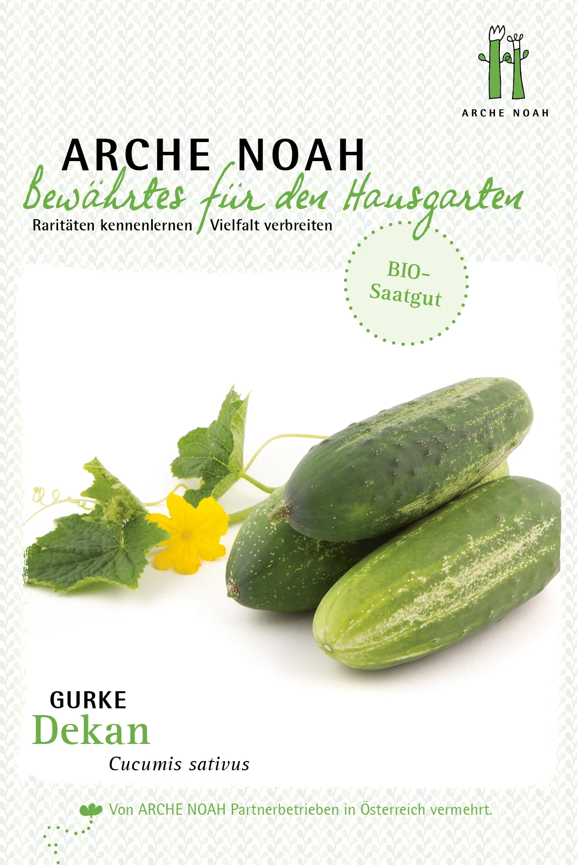 Einlegegurke Dekan | BIO Gurkensamen Von Arche Noah 1 Einlegegurke Dekan | BIO Gurkensamen Von Arche Noah