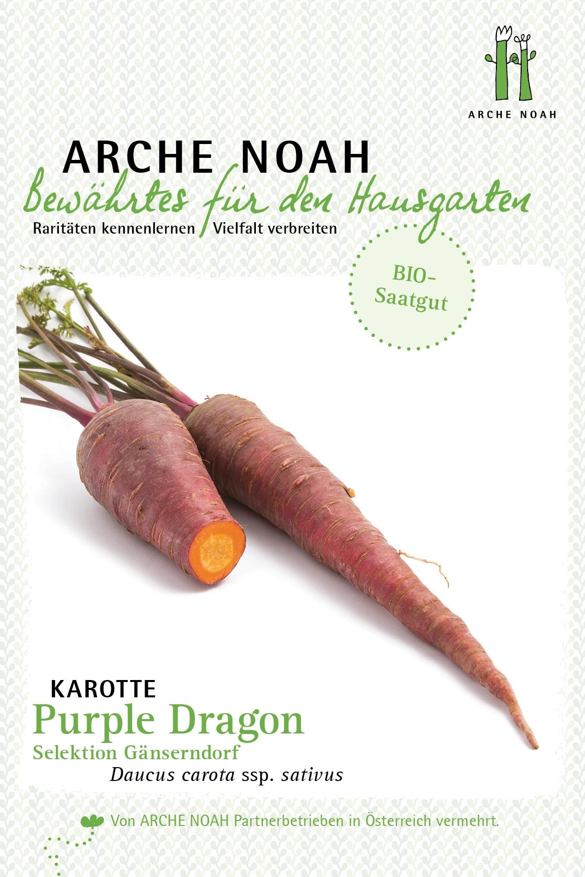 Karotte Purple Dragon | BIO Karottensamen Von Arche Noah 1 Karotte Purple Dragon | BIO Karottensamen Von Arche Noah