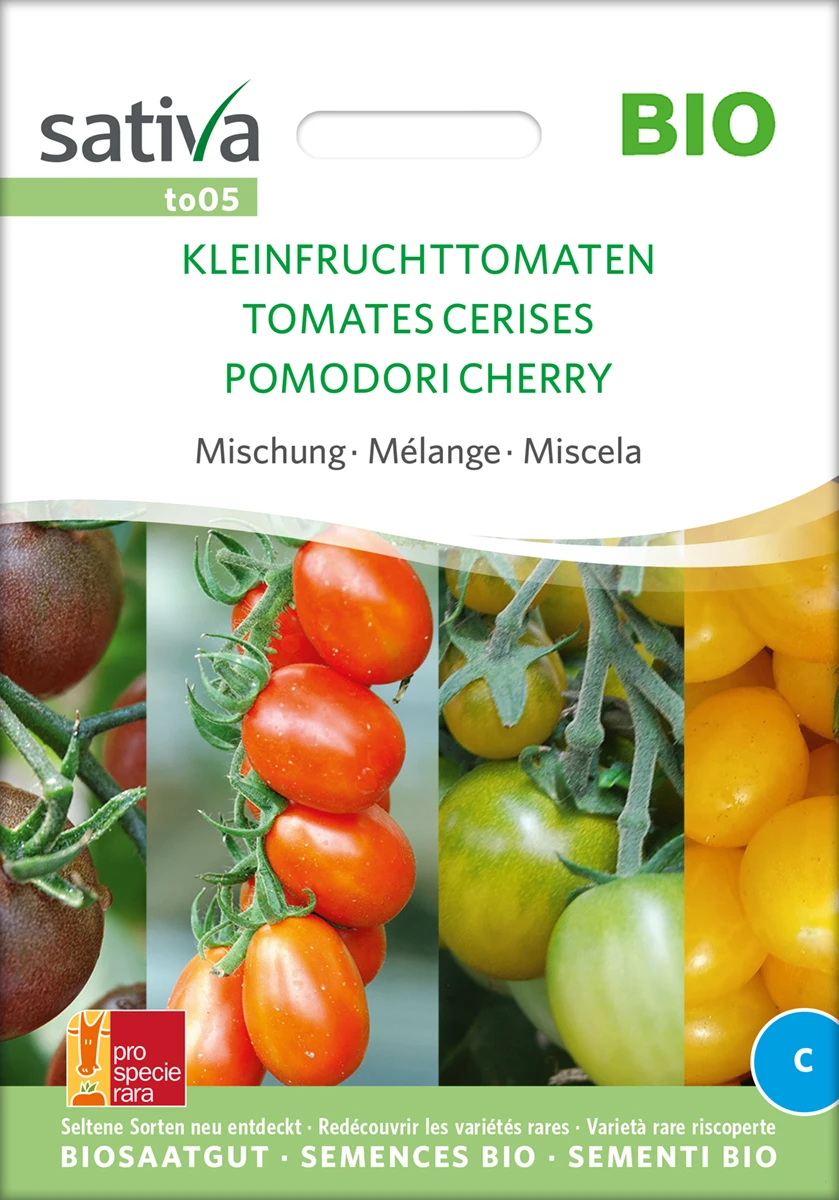 Kleinfruchttomaten Mischung | BIO Snacktomatensamen Von Sativa Rheinau 2 Kleinfruchttomaten Mischung | BIO Snacktomatensamen Von Sativa Rheinau – Bild 2