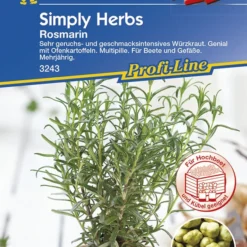 Rosmarin Simply Herbs | Rosmarinsamen Von Kiepenkerl 3 Rosmarin Simply Herbs | Rosmarinsamen Von Kiepenkerl -Angebote Pflanzen Glanz Store 537182 Rosmarin SimplyHerbs MHD 01 2020
