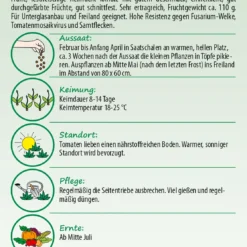 Freilandtomate Hamlet F1 | Fleischtomatensamen Von Samen Pfann