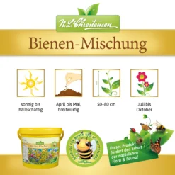 Bienen - Mischung Im 5 L Eimer | Bienenwiese Von N.L. Chrestensen