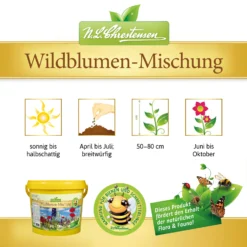 Wildblumen - Mischung Im 1 L Eimer | Wildblumenwiese Von N.L. Chrestensen 9 Wildblumen - Mischung Im 1 L Eimer | Wildblumenwiese Von N.L. Chrestensen -Angebote Pflanzen Glanz Store 538304 Wildblumen Mischung im1 l Eimer 6009 ct 3