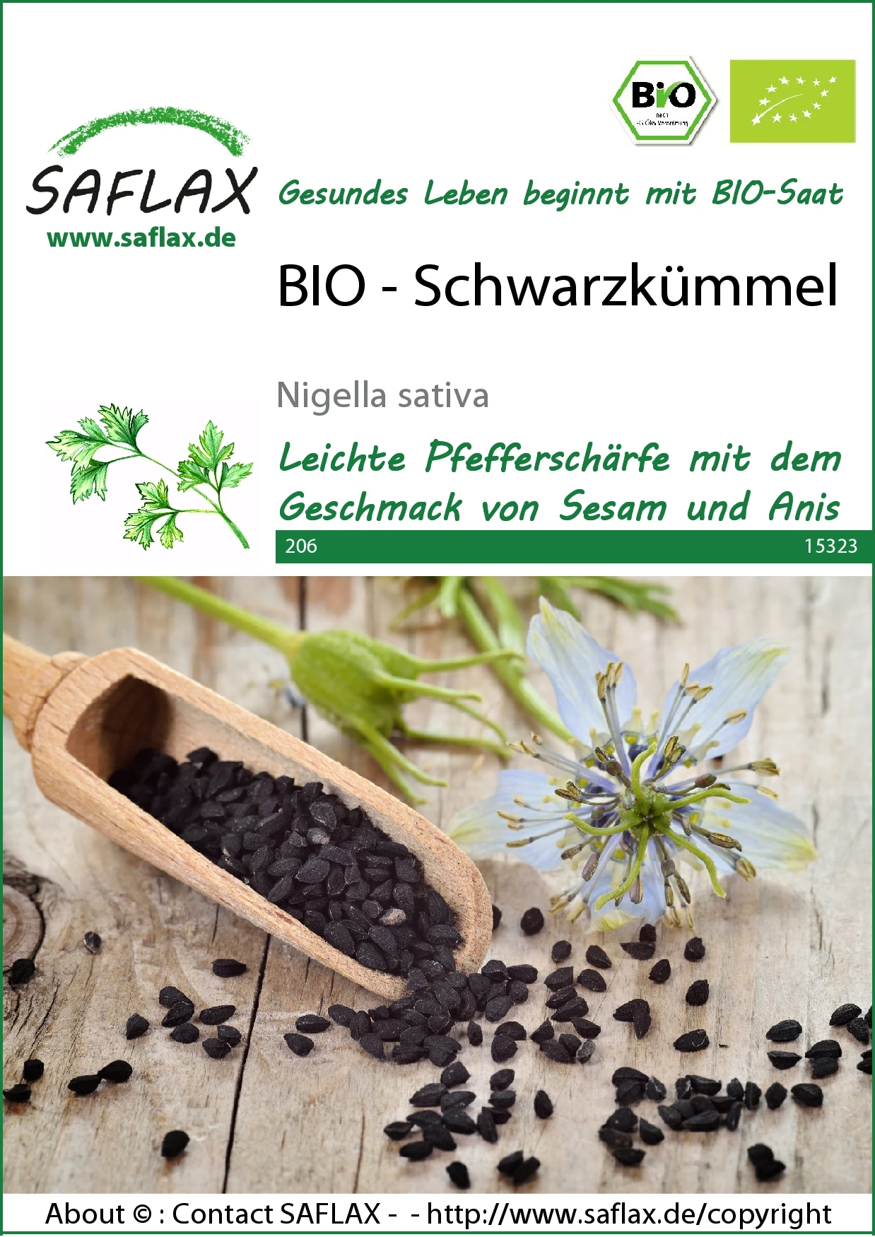 Schwarzkümmel | Kümmelsamen Von Saflax 2 Schwarzkümmel | Kümmelsamen Von Saflax – Bild 2