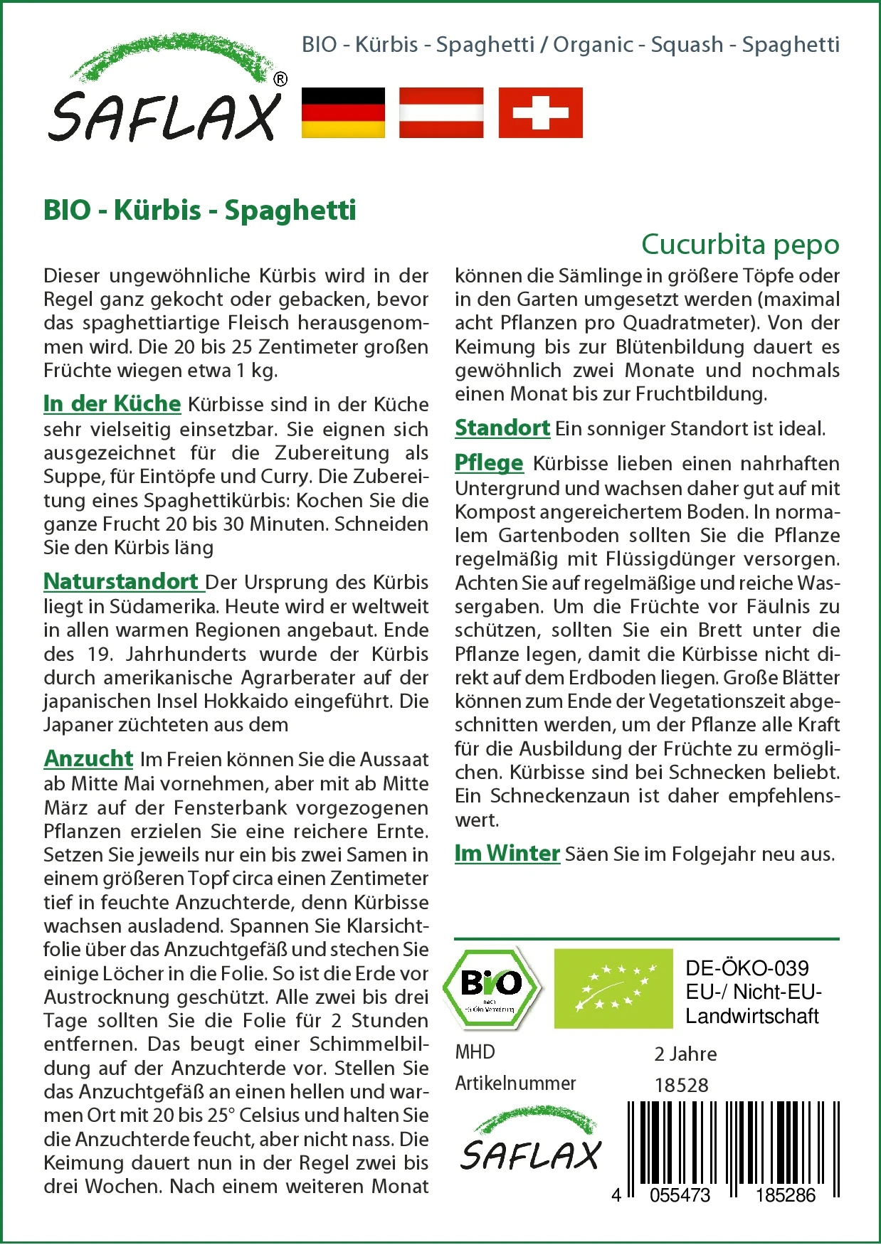 Kürbis Spaghetti | BIO Spaghettikürbissamen Von Saflax 2 Kürbis Spaghetti | BIO Spaghettikürbissamen Von Saflax – Bild 2