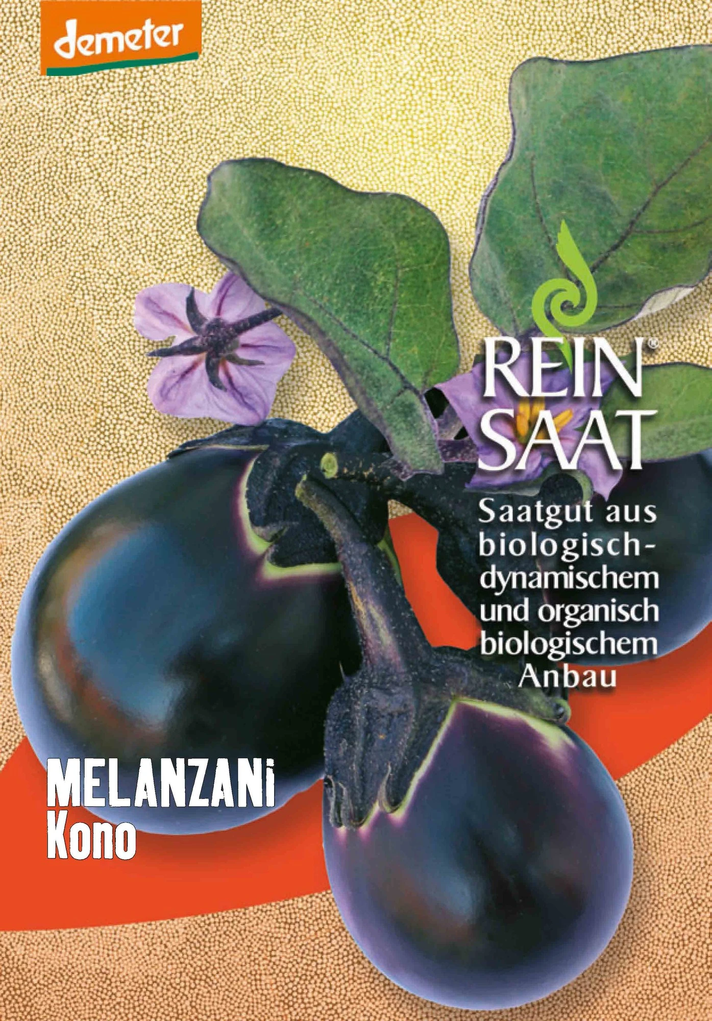 Aubergine Kono | BIO Auberginensamen Von Reinsaat 1 Aubergine Kono | BIO Auberginensamen Von Reinsaat