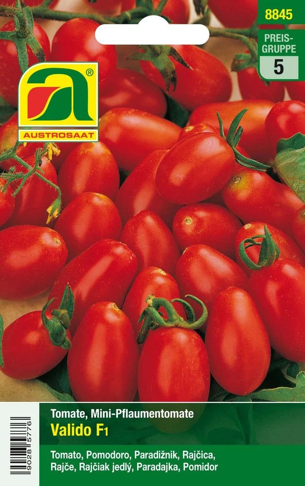 Pflaumentomate Valido F1 | Pflaumentomatensamen Von Austrosaat 2 Pflaumentomate Valido F1 | Pflaumentomatensamen Von Austrosaat – Bild 2