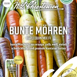 Bunte Möhren Harlequin Mix F1 | Möhrensamen Von N.L. Chrestensen