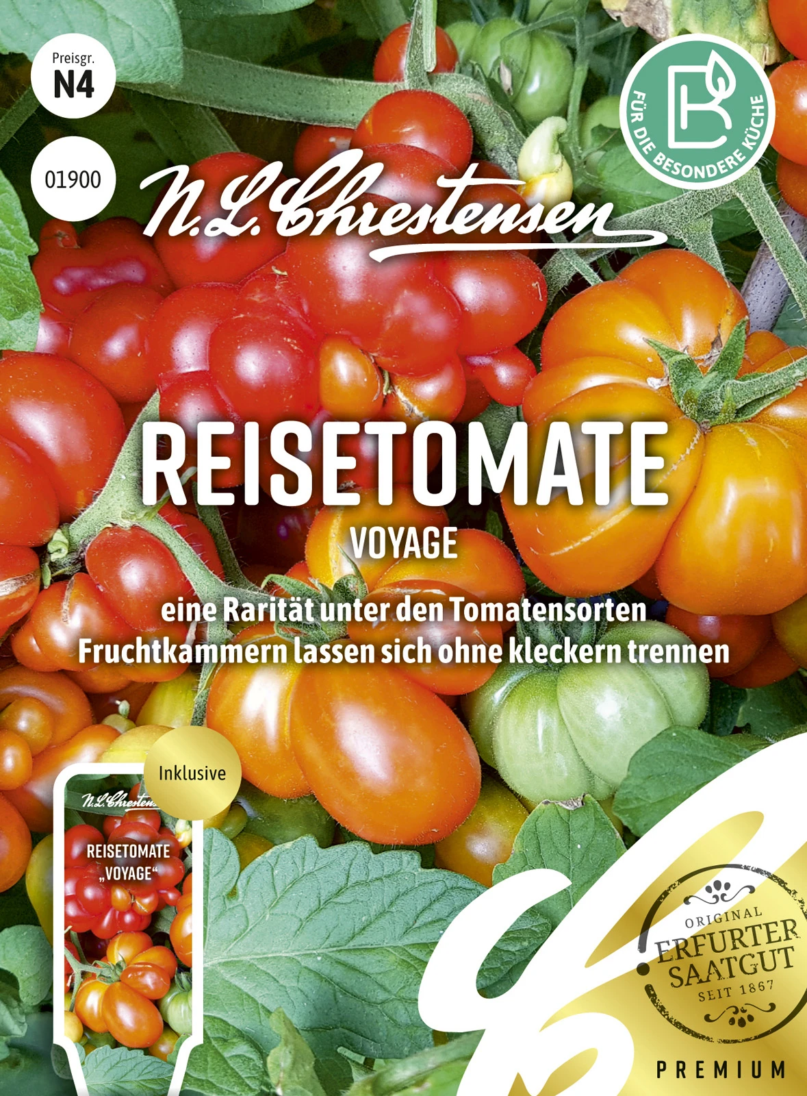 Reisetomate Voyage | Tomatensamen Von N.L. Chrestensen 2 Reisetomate Voyage | Tomatensamen Von N.L. Chrestensen – Bild 2