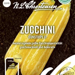Zucchini Sunstripe F1 | Zucchinisamen Von N.L. Chrestensen