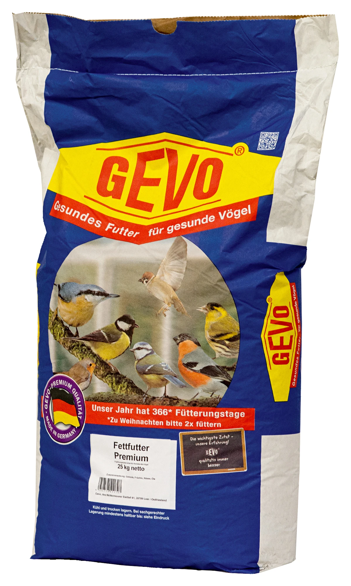 Fettfutter Premium (25 Kg) | Fettfutter Von GEVO 1 Fettfutter Premium (25 Kg) | Fettfutter Von GEVO