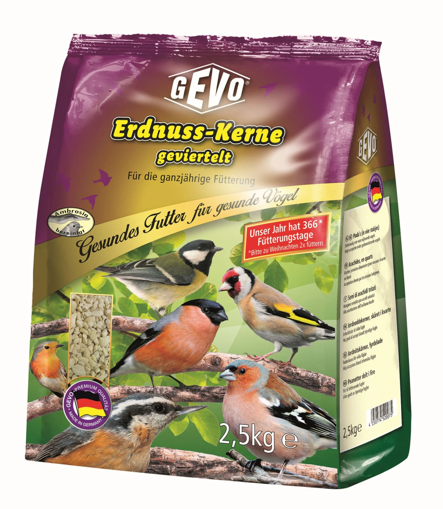 Erdnusskerne Geviertelt (2,5 Kg) | Erdnusskerne Von GEVO 1 Erdnusskerne Geviertelt (2,5 Kg) | Erdnusskerne Von GEVO