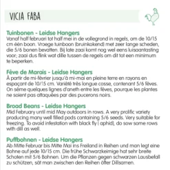 Puffbohnen Leidse Schwarzkeimige (250 G) | Puffbohnensamen Von Hortitops