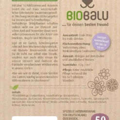 Bienenweide Halbschatten- Und Schattenbereich (50 G) | Bienenwiese Von Biobalu 6 Bienenweide Halbschatten- Und Schattenbereich (50 G) | Bienenwiese Von Biobalu -Angebote Pflanzen Glanz Store 546069 Bienenweide Halbschatten und Schattenbereich 50 g 1