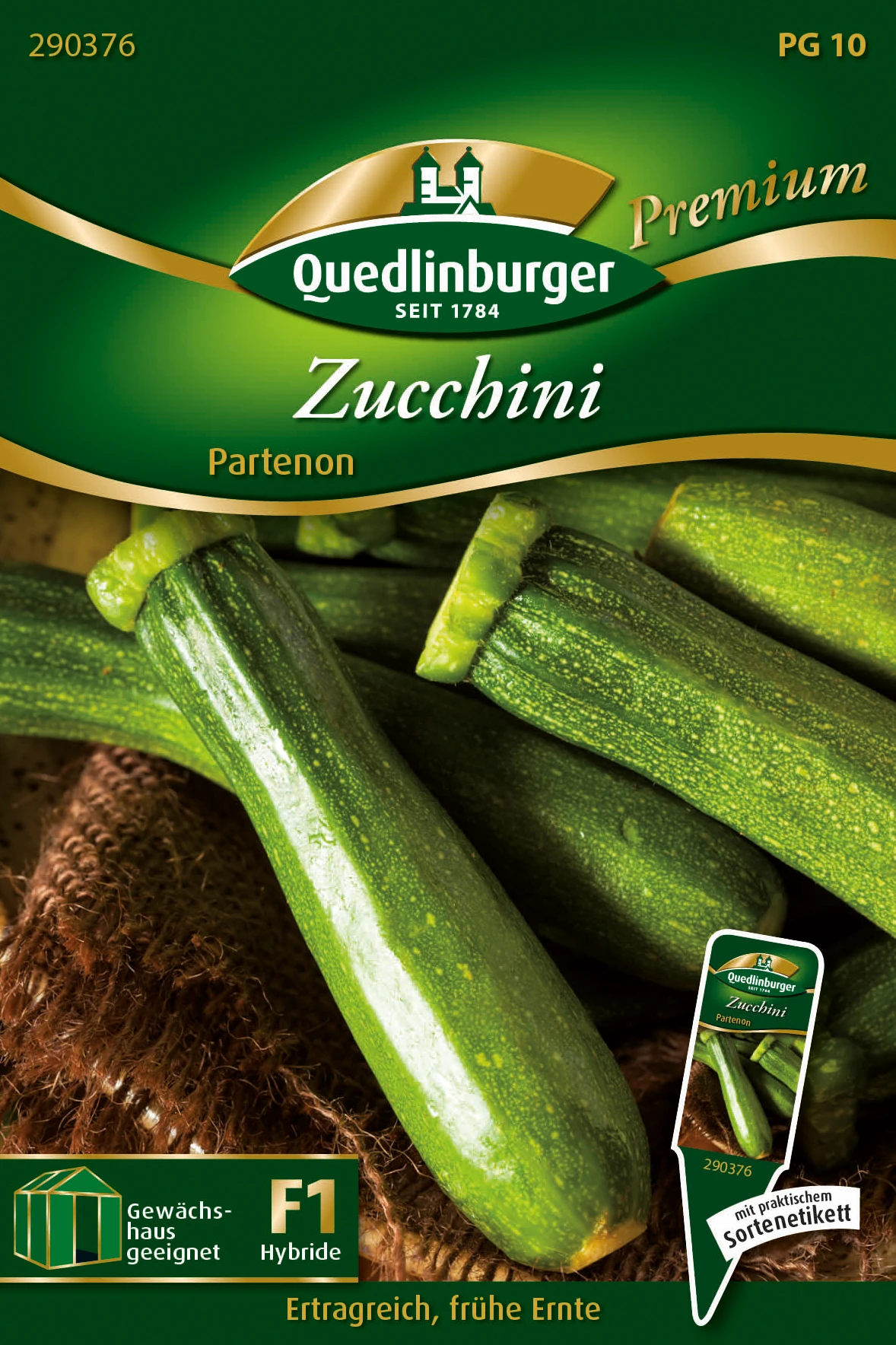 Zucchini Partenon | Zucchinisamen Von Quedlinburger 2 Zucchini Partenon | Zucchinisamen Von Quedlinburger – Bild 2