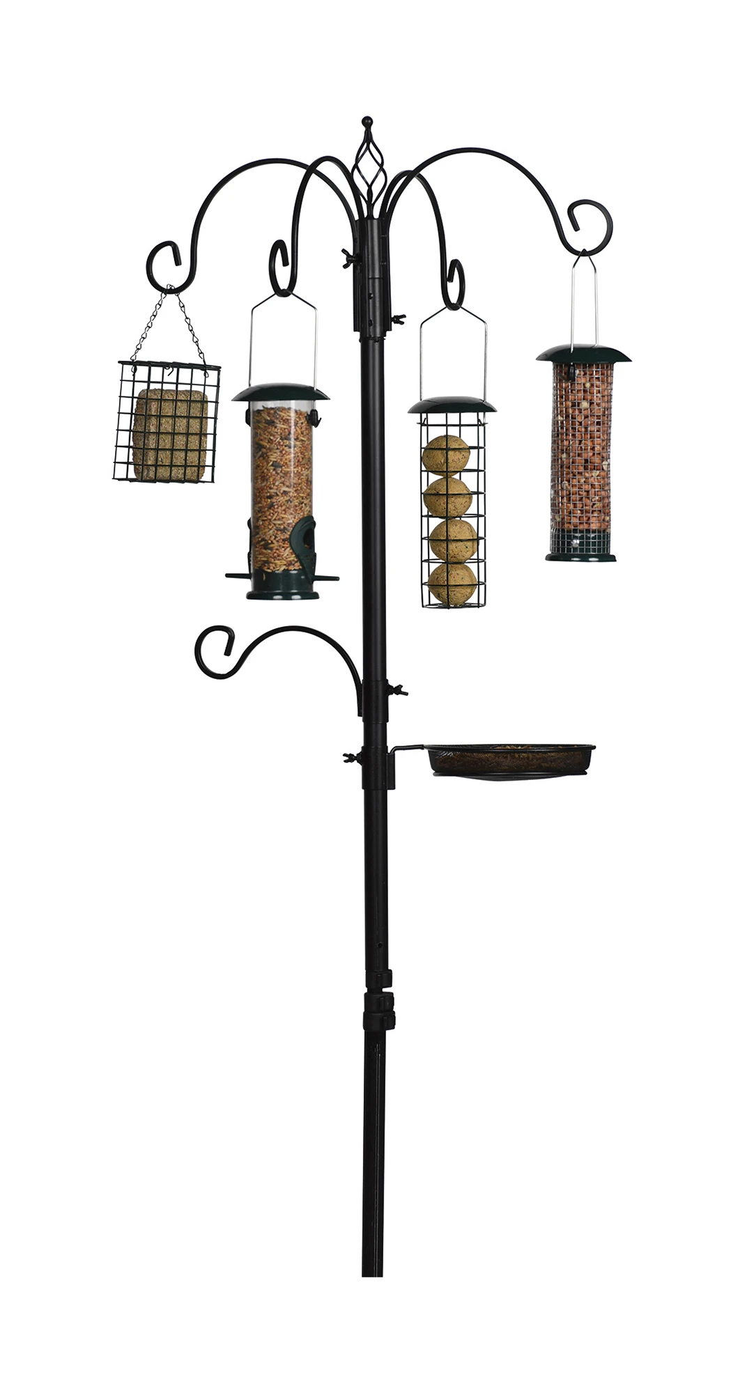 Futterstation Mit Vogelbad Und Futterwanne | Vogelfutterstation Von Buzzy Birds 2 Futterstation Mit Vogelbad Und Futterwanne | Vogelfutterstation Von Buzzy Birds – Bild 2