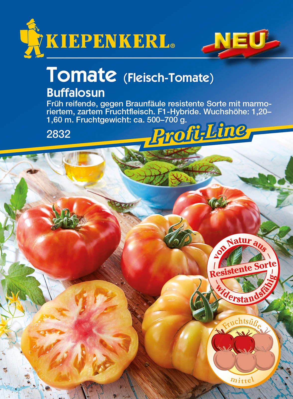 Fleisch - Tomate Buffalosun F1 | Fleischtomatensamen Von Kiepenkerl 2 Fleisch - Tomate Buffalosun F1 | Fleischtomatensamen Von Kiepenkerl – Bild 2