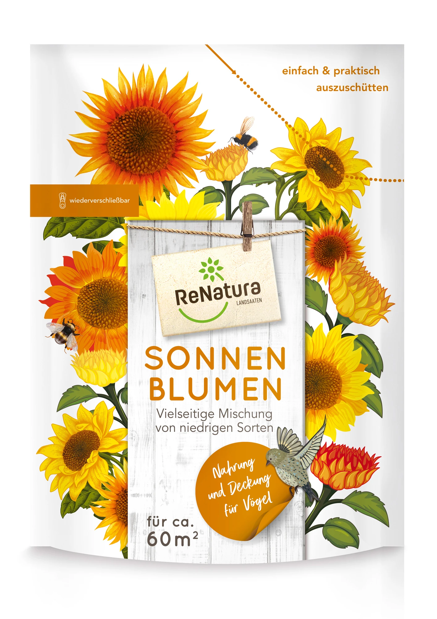 Sonnenblumen (300 G) | Insektenwiese Von ReNatura 1 Sonnenblumen (300 G) | Insektenwiese Von ReNatura