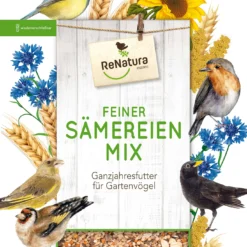 Ganzjahres Feiner Sämereienmix (1 Kg) | Gartenvogelfutter Von ReNatura
