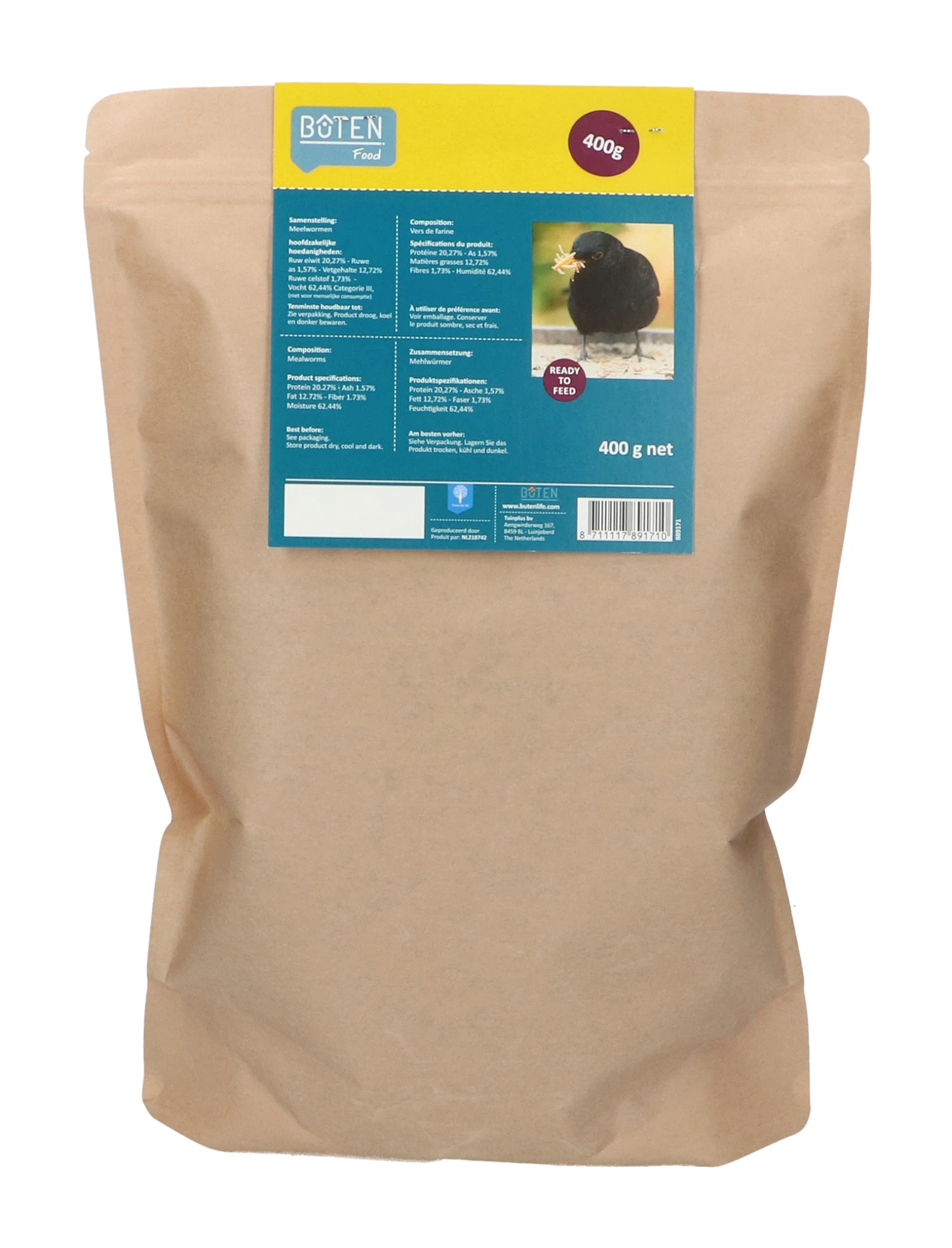 Mehlwürmer (400 G) | Vogelfutter Von Bûten Birds 1 Mehlwürmer (400 G) | Vogelfutter Von Bûten Birds