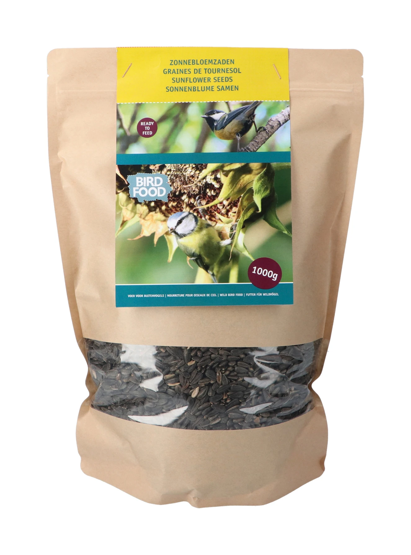 Sonnenblumenkerne (1 Kg) | Gartenvogelfutter Von Bûten Birds 1 Sonnenblumenkerne (1 Kg) | Gartenvogelfutter Von Bûten Birds
