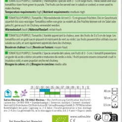 Tomatillo Purple | BIO Snacktomatensamen Von Sativa Rheinau 3 Tomatillo Purple | BIO Snacktomatensamen Von Sativa Rheinau -Angebote Pflanzen Glanz Store 549753 BIO Tomatillo Purple sg15 sr 1