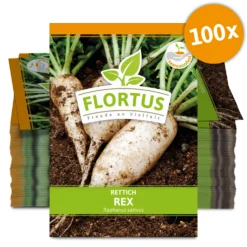 Rettich Rex (100 Stück) | Rettichsamen Von FLORTUS 5 Rettich Rex (100 Stück) | Rettichsamen Von FLORTUS -Angebote Pflanzen Glanz Store 549872 Rettich Rex 100 Stueck 2000 0489 100x 0