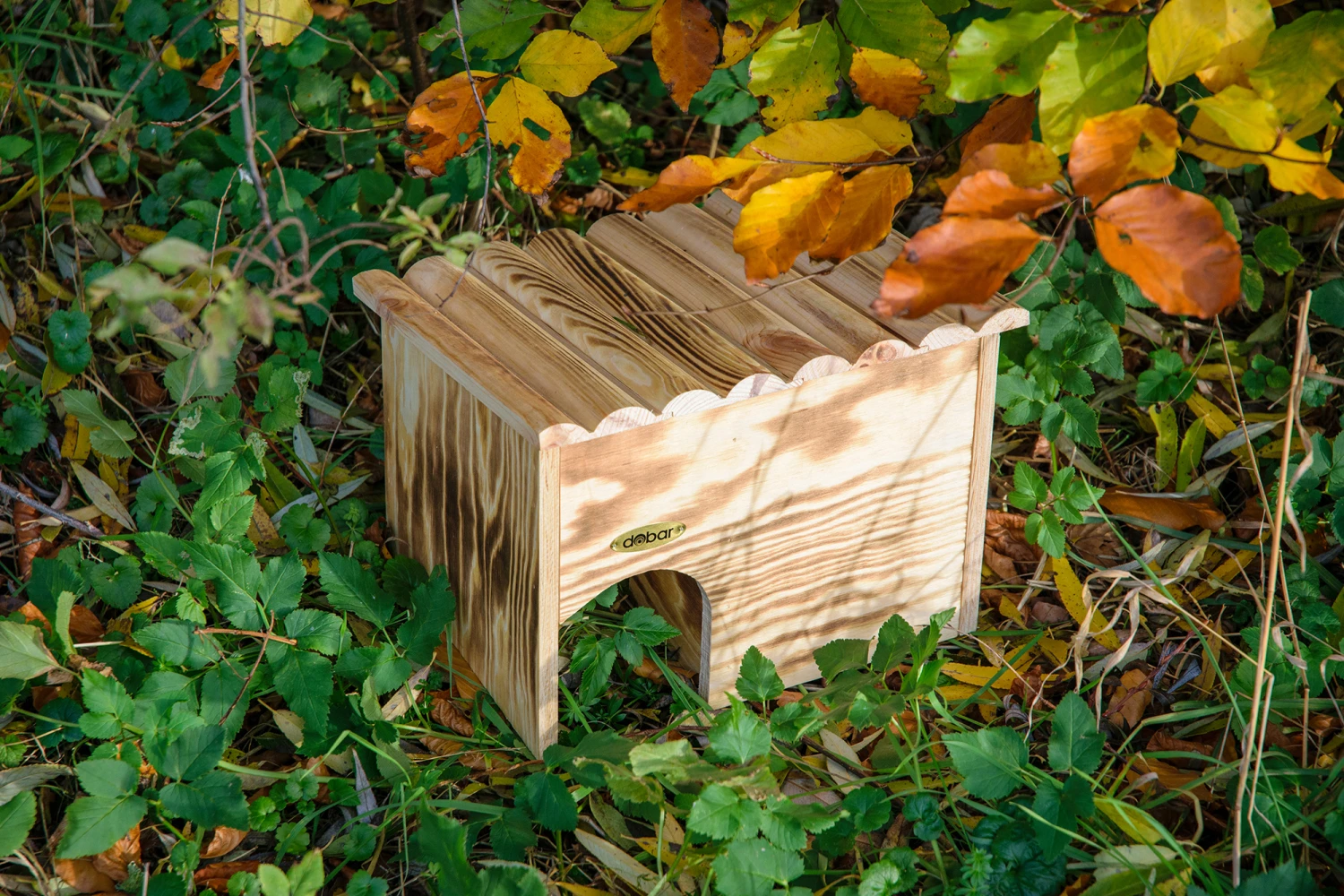Igelhaus Geflammt (Bausatz) | Nisthilfen Von Dobar 4 Igelhaus Geflammt (Bausatz) | Nisthilfen Von Dobar – Bild 4