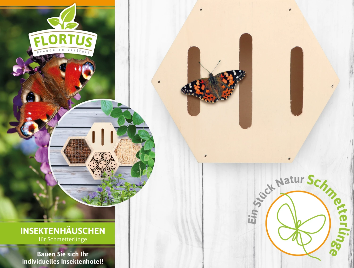 Insektenhäuschen Schmetterlinge | Insektenhotels Von FLORTUS 3 Insektenhäuschen Schmetterlinge | Insektenhotels Von FLORTUS – Bild 3