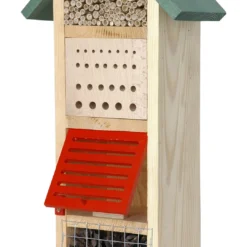 Insektenhotel Mit Grünem Spitzdach | Insektenhotels Von Dobar