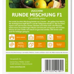 Zucchini Runde Mischung F1 | Zucchinisamen Von Samenhaus Saatzucht