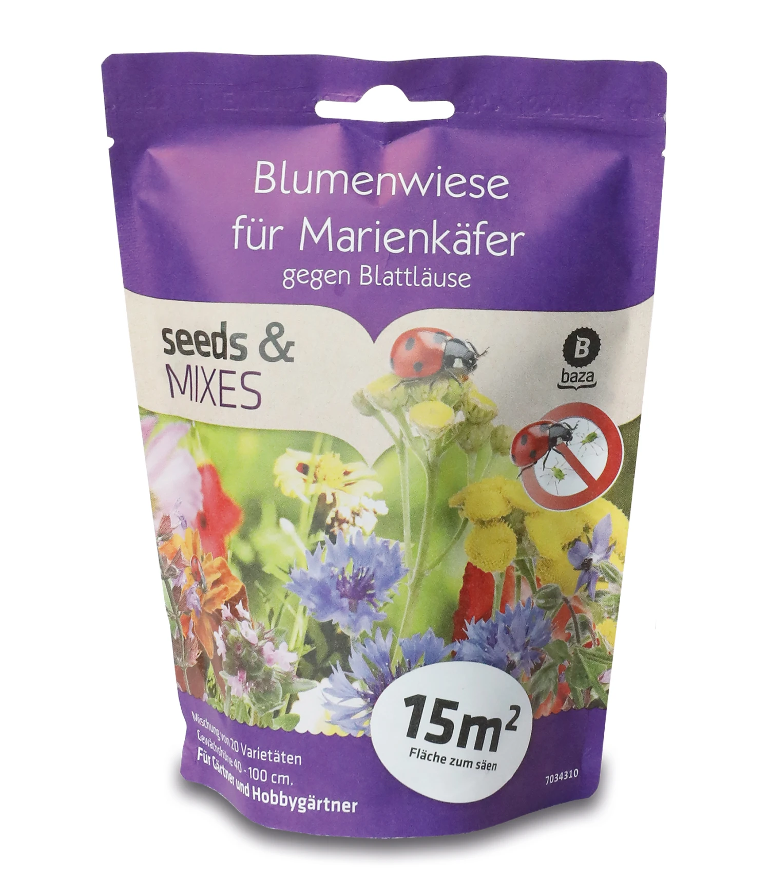 Blumenwiese Für Marienkäfer (15 M²) | Insektenwiese Von Baza 1 Blumenwiese Für Marienkäfer (15 M²) | Insektenwiese Von Baza